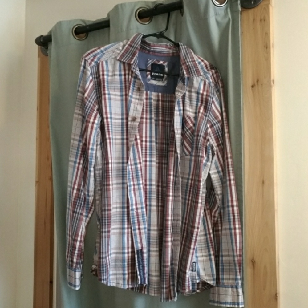 Button-down Prana shirt